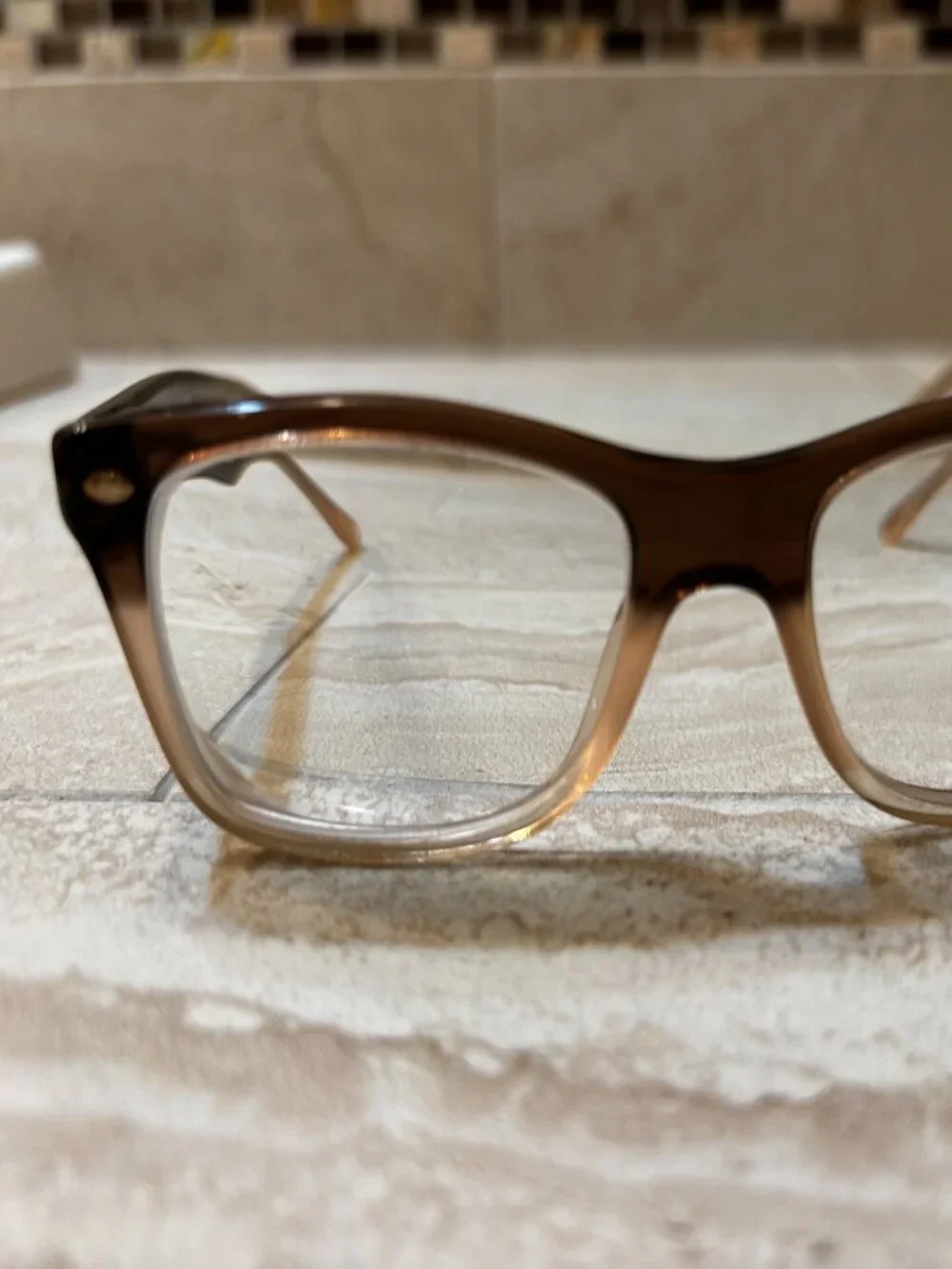 Ray Ban 2 toned glasses, frames only, barely used